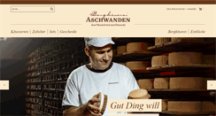 Desktop Screenshot of bergkaese.ch